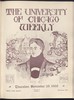 University of Chicago Weekly, November 29, 1900