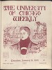 University of Chicago Weekly, January 31, 1901