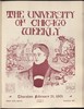 University of Chicago Weekly, February 21, 1901