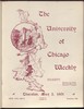 University of Chicago Weekly, May 2, 1901