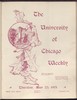 University of Chicago Weekly, May 23, 1901