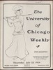 University of Chicago Weekly, July 25, 1901