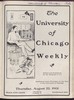 University of Chicago Weekly, August 22, 1901